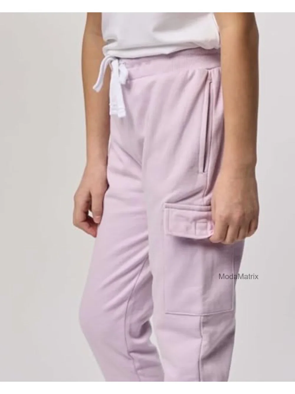 Girls 3 Pack Fleece Cargo Joggers Sweatpants with Pockets Athletic Casual